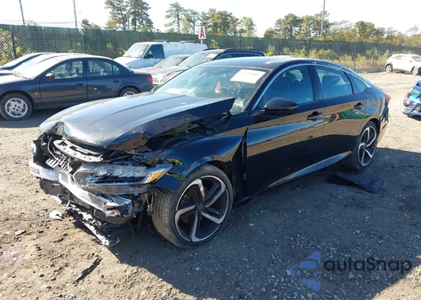 2019 Honda Accord Sport из США, поврежденный, VIN 1HGCV1E32KA067916